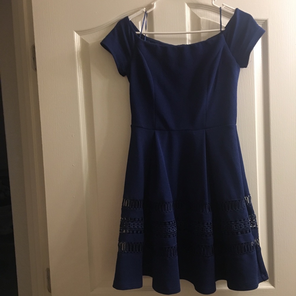 Francesca’s dark blue dress, size small